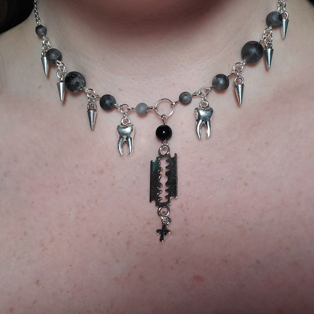 Razor blade Necklace